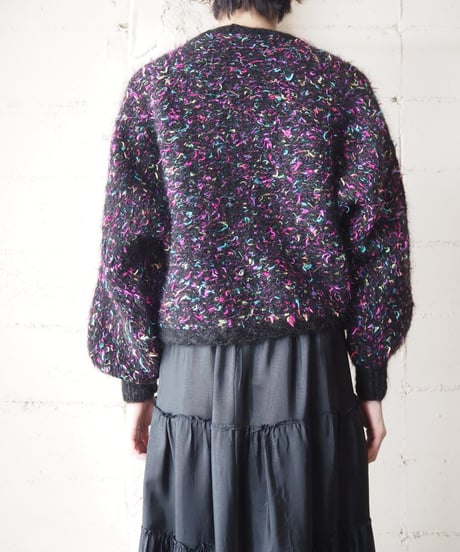 Mix Color Knit Cardigan BKPI