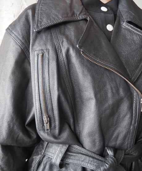 Miss Joy Belted Riders Jacket BK