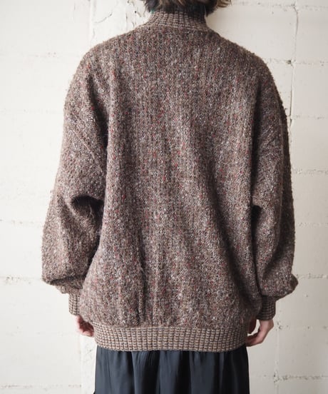 Mix Color Knit Blouson BR