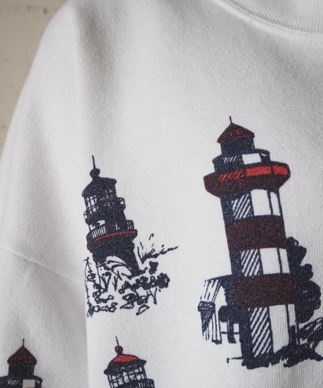 Light House Print Sweat WH