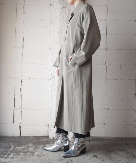 Satin Plane Long Coat LKA