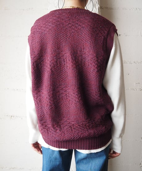 PENDLETON Vneck Knit Vest BUR