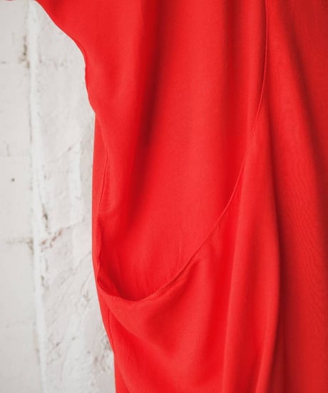 Layered Design Shirt Dress RE