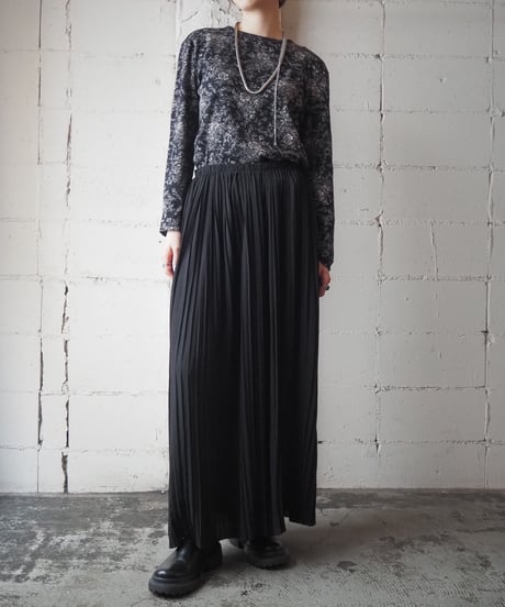 Pleated Super Wide Pants BL