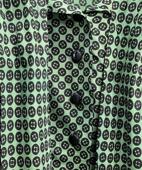 Boe Tie Pattern Blouse GN
