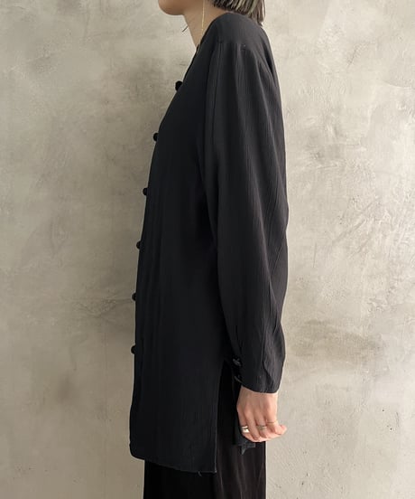 China Long Sleeve Blouse BK