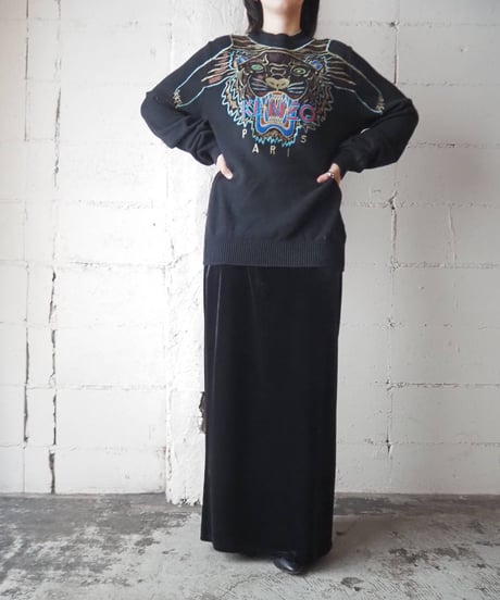 KENZO Tiger Embroidery Sweater BK