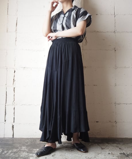 1980's Asymmetric Skirt BK
