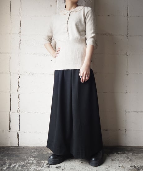 S/S Lace Collar Knit BE