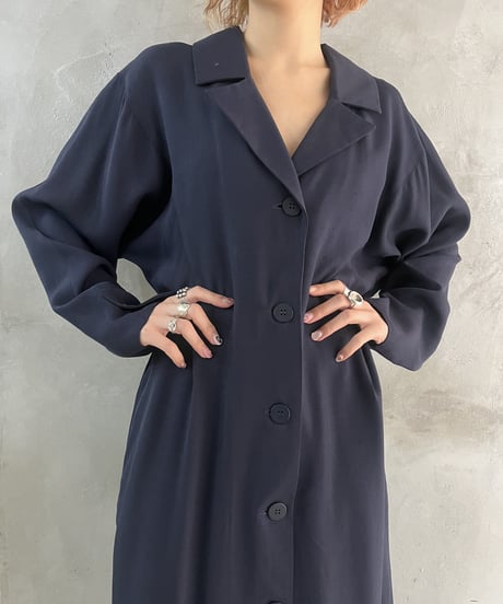 Open Collar Dolman Sleeve Dress NV