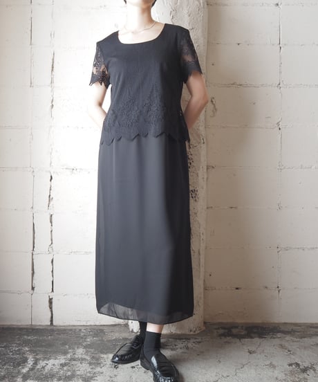 Lace Bodice S/S Dress BK