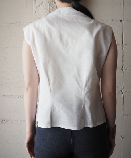 1960's Euro French Sleeve Cutwork Blouse WH