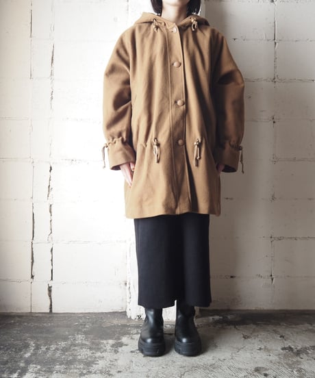 Hooded Wool Coat CM