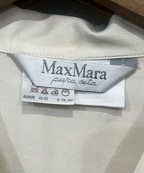 Max Mara Open Collar Silk Shirt IV