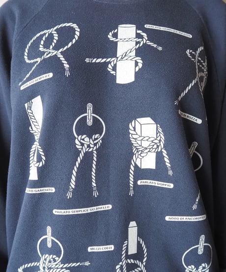 1990's Loop Knot Print Sweat NV