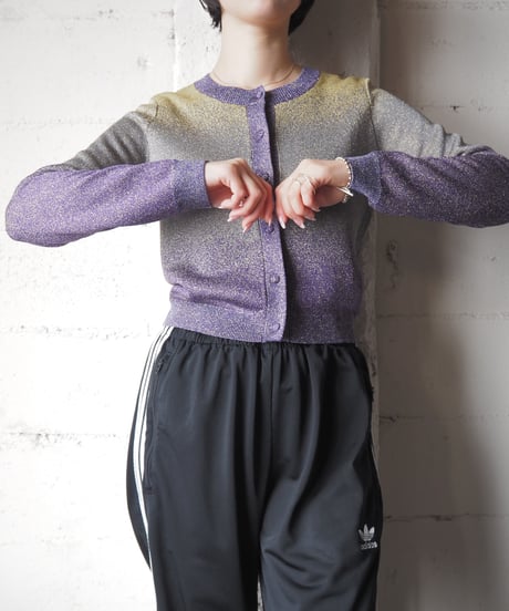 PAULE KA Crew Neck Cardigan PUR YE