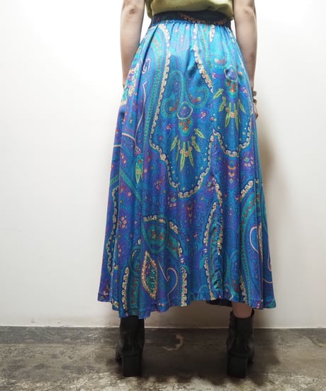 Paisley Pattern Easy Skirt BL