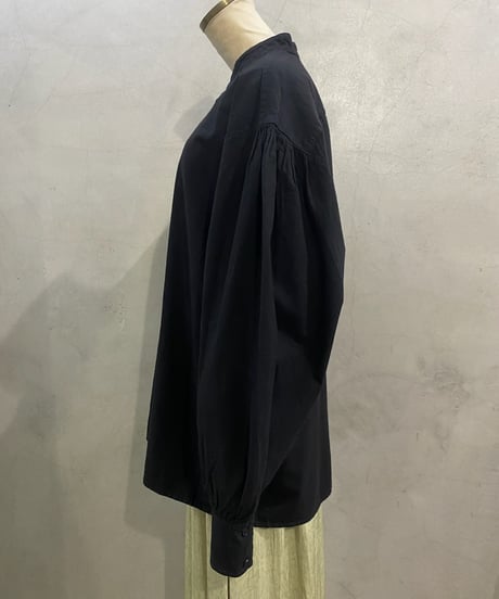 Band Collar Grandpa Shirt BK