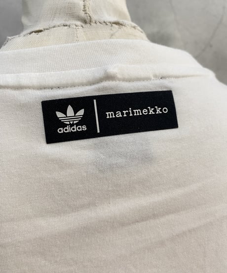 adidas × marimekko Logo Print Short Tee WH