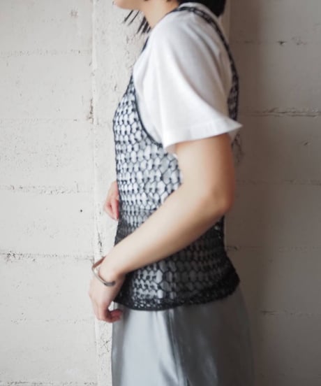 Beads Crochet Tank Top BK