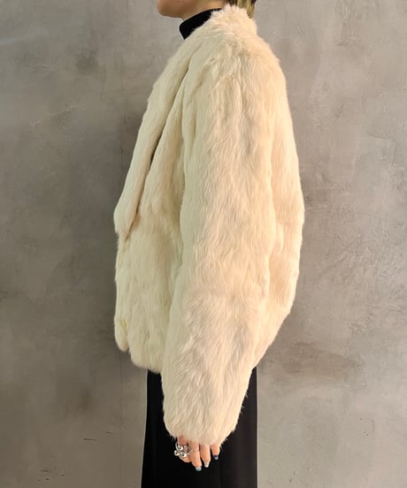 Double Breasted Fur Jacket IV