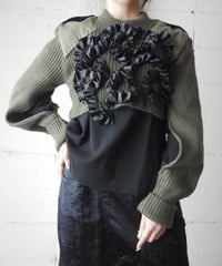 REMAKE Frilled Command Sweater KA