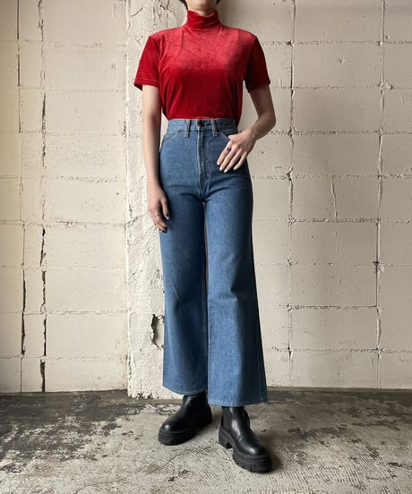 Mockneck Velour S/S RE