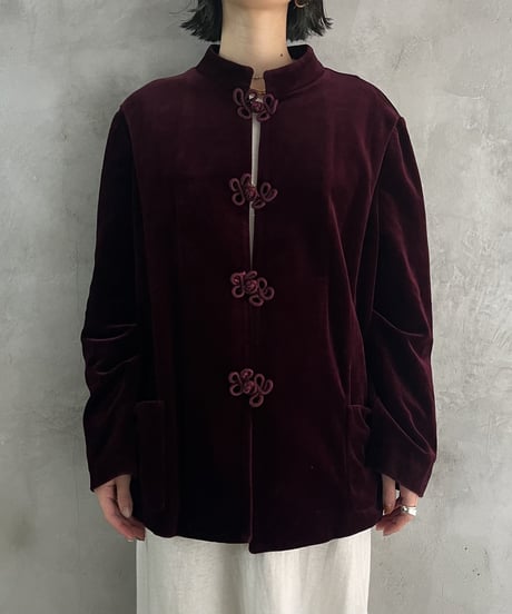 Velour China Jacket BUR