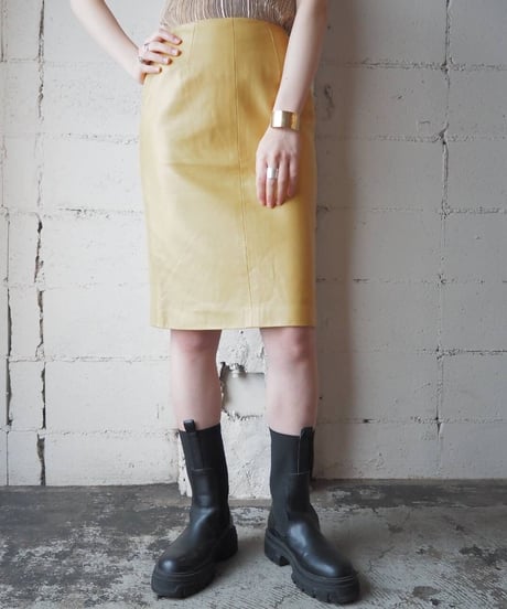 LOEWE Leather Skirt YE