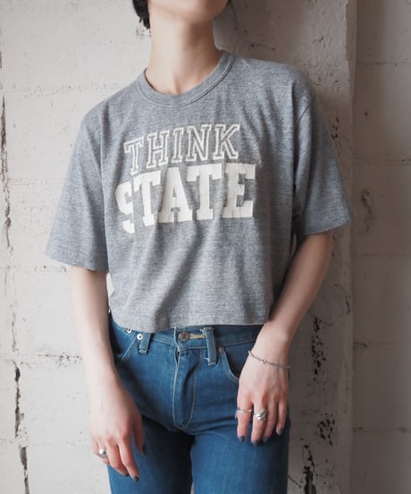 THINK STATE Cropped Tee GR