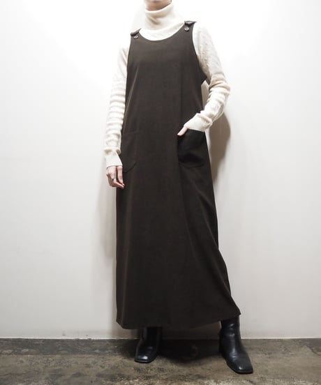 Fake Suede Jumper Skirt BR