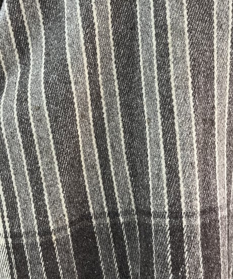 Hem Fringe Stripe Pattern Poncho BRIV