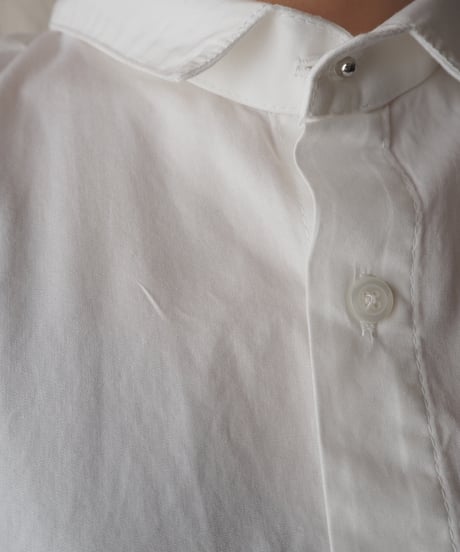 Starched Bosom Short Sleeve Shirt WH