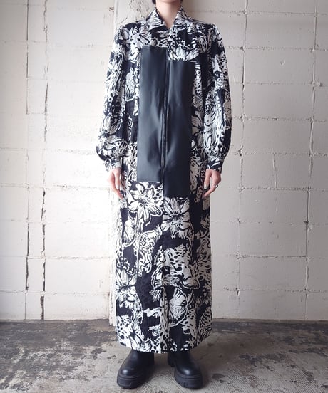 ZipUP Pattern Dress BKWH