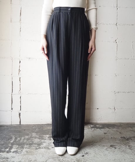 LAUREN Stripe Pants BK