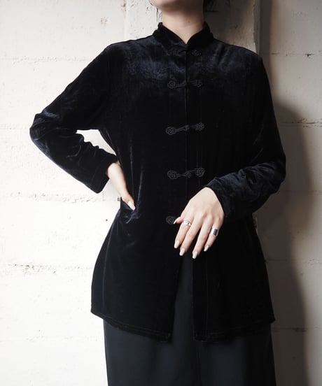 Velour China Shirt BK