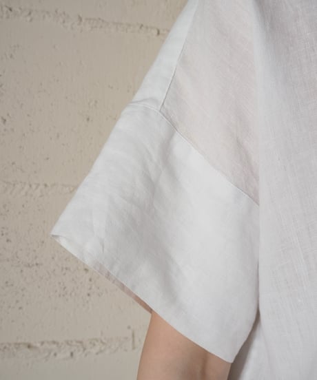 LAUREN RALPH LAUREN Short Sleeve Linen Shirt WH