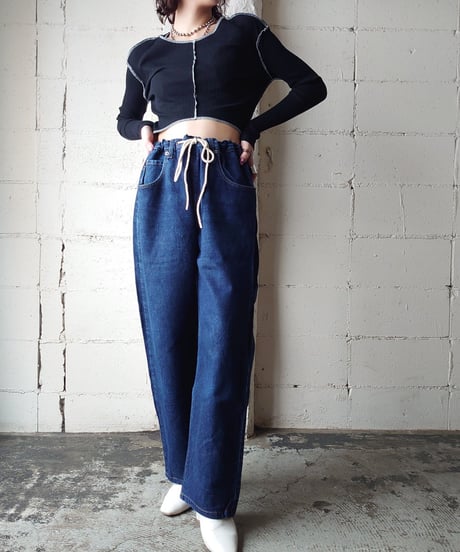 ORFEO MIX Draw String Big Denim