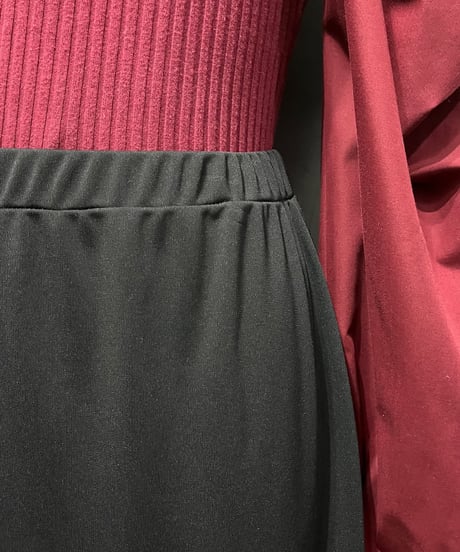 Spandex Mix Tight Easy Skirt BK