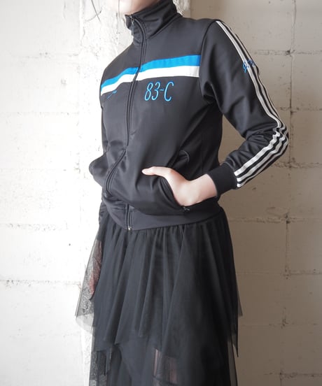 adidas Stand Collar 83-C Track Jacket BKBLWH