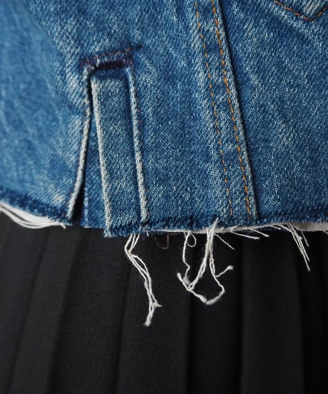 Remake Cutoff Denim Jacket BL