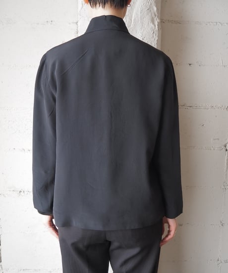 Silk China Shirt BK