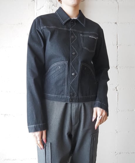 MARITHE FRANCOIS GIRBAUD Denim Jacket BK
