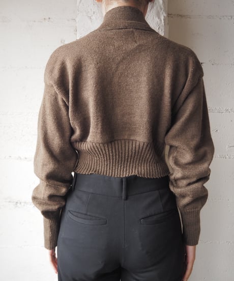 US ARMY REMAKE Cropped Knit BR
