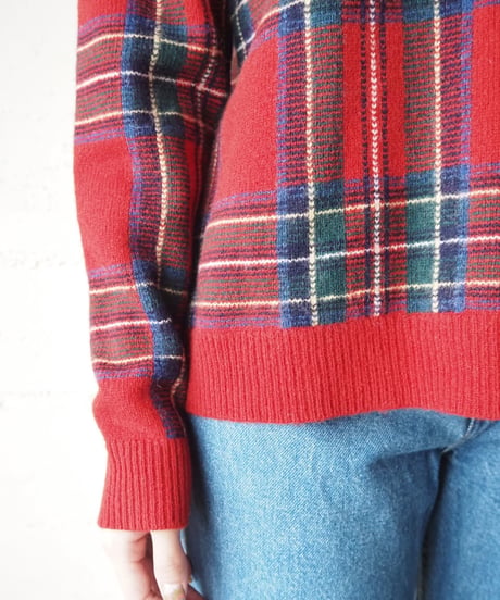 Ralph Lauren Turtle Check Knit REGN