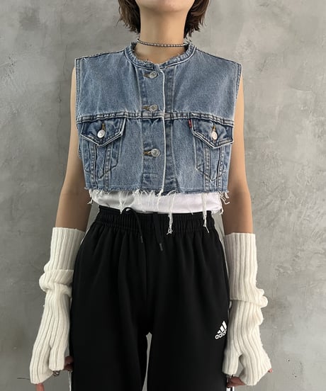 Remake Levi's Short Denim Vest BL