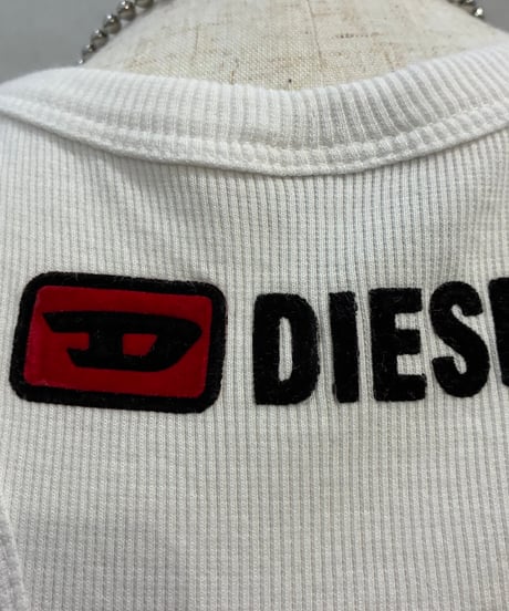 DIESEL Back Logo Tank WH