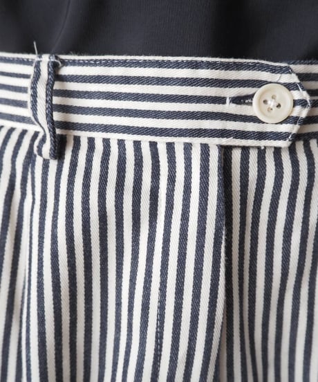 LAUREN Stripe Short Pants WHBK