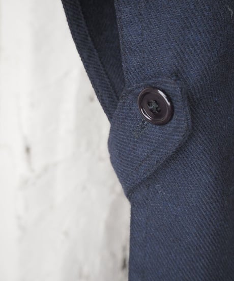 Front Top Button Wool Cape Coat NV