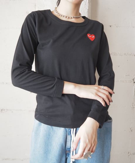 PLAY COMME des GARÇONS Long Sleeve Tee BK